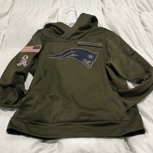 Nike Olive Hoodie with Team Logo